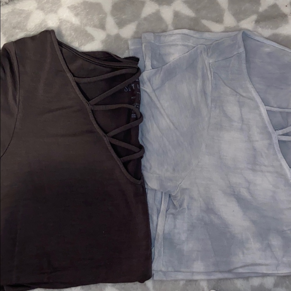 Two American Eagle tops